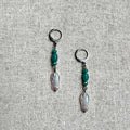 sea glass - earrings