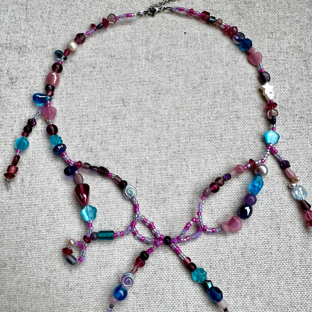 bi pride flag - necklace
