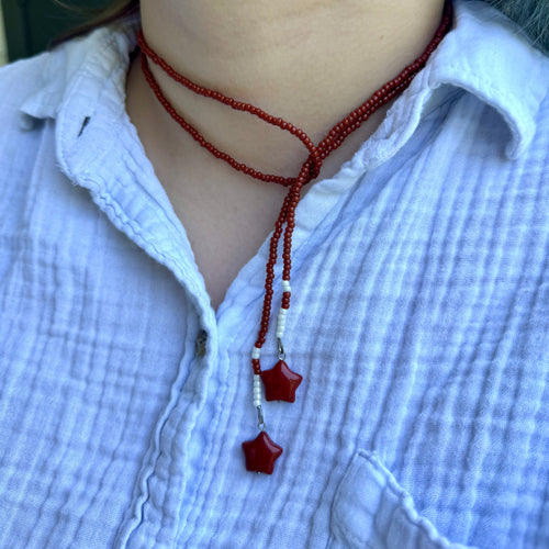clay - wrap necklace