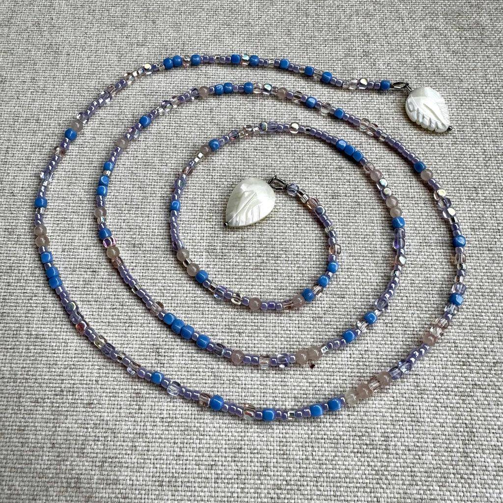clear sky - wrap necklace
