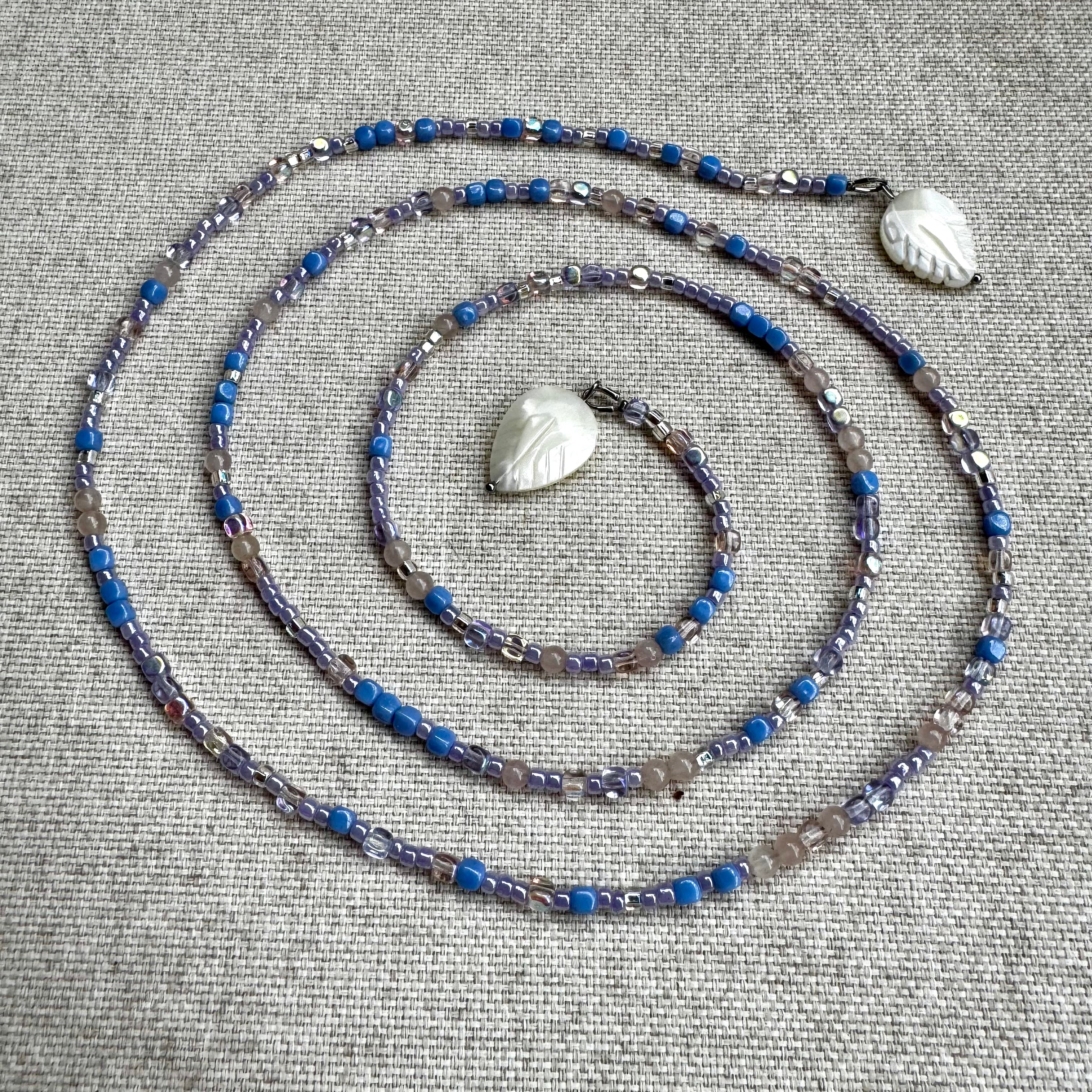 clear sky - wrap necklace