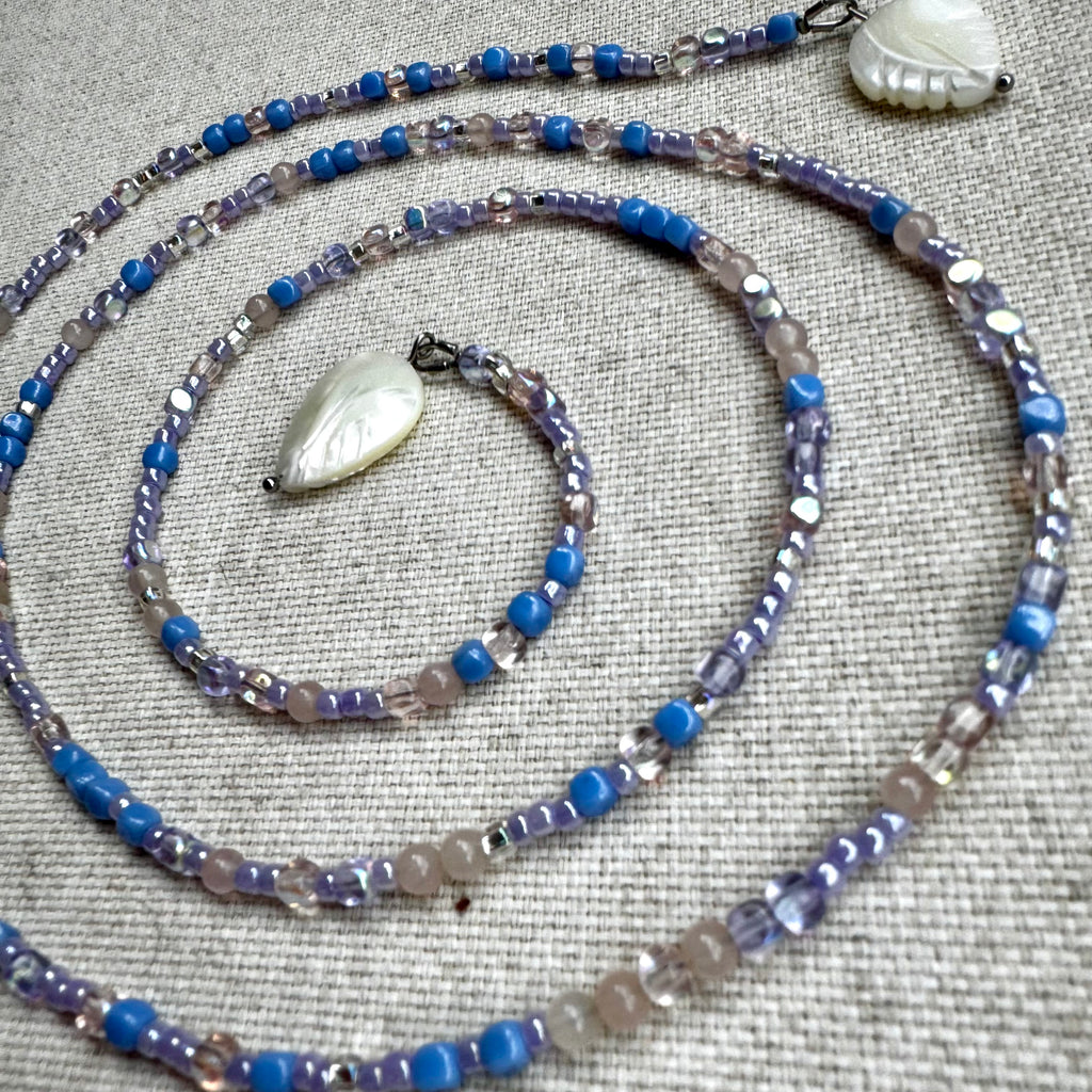 clear sky - wrap necklace