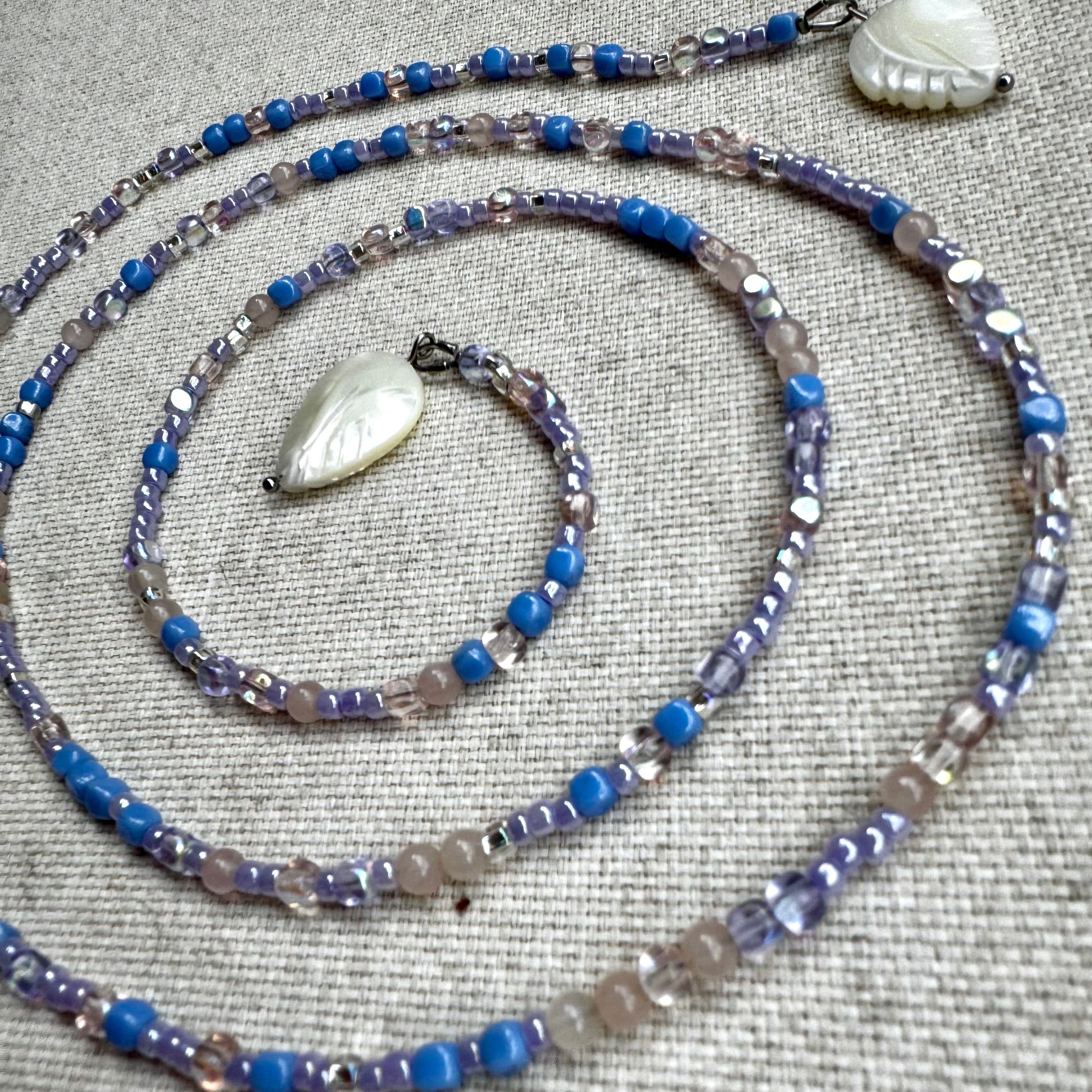 clear sky - wrap necklace