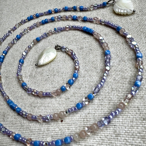 clear sky - wrap necklace