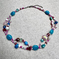 trans pride flag - necklace