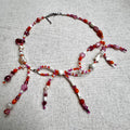 lesbian pride flag - necklace