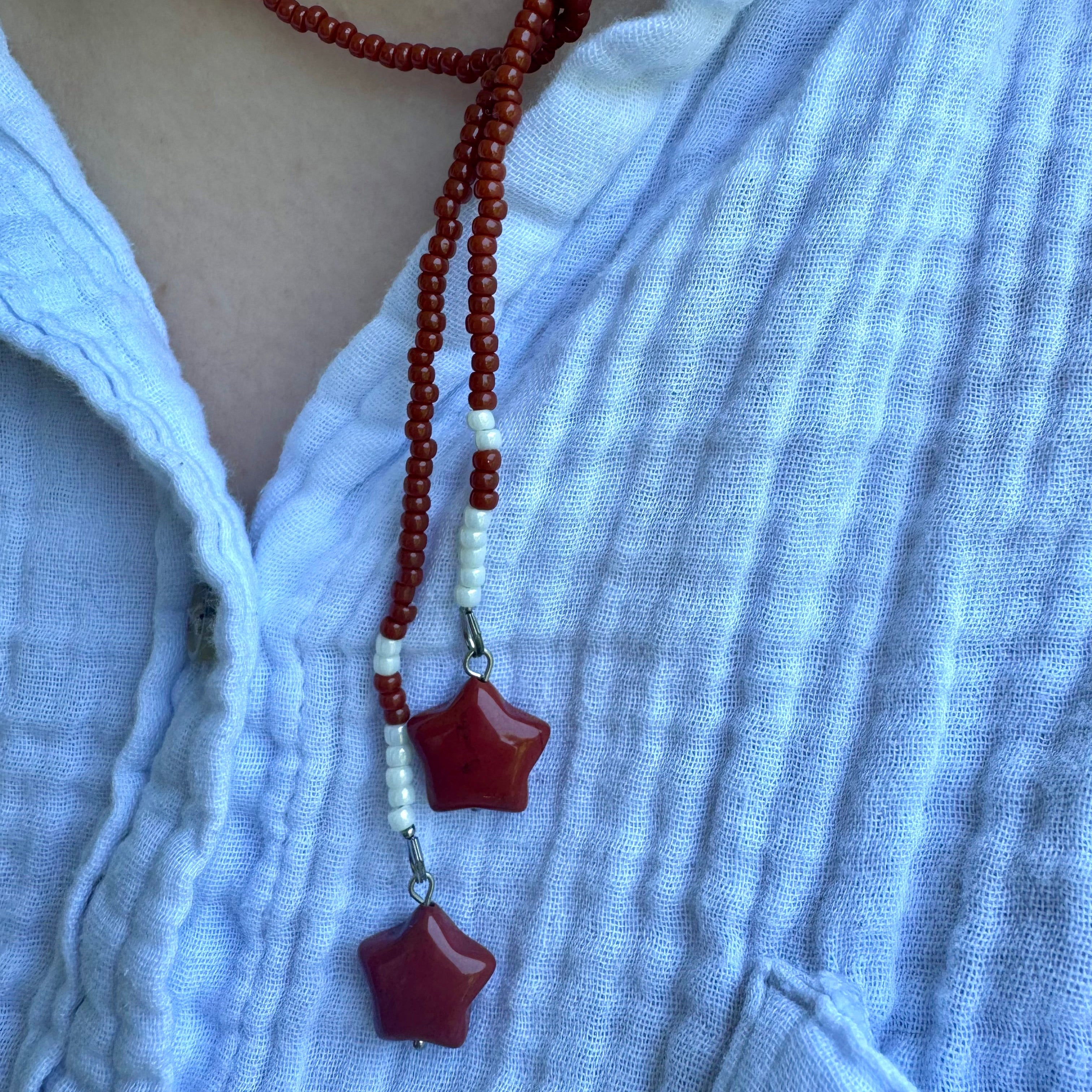 clay - wrap necklace